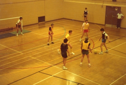In The Sports Centre